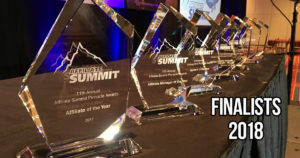 2018 Pinnacle Awards Finalists - Apogee Affiliate Program Management