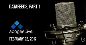About Datafeeds - Apogee Live