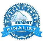 Affiliate Summit Pinnacle Award Finalist badge - Apogee