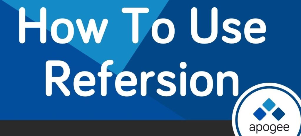How To Use Refersion