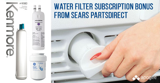 Water Filter Subscription Bonus Payouts: Sears PartsDirect